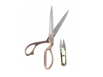 Профессиональные металлические ножницы для портных 516 МЕДЬ (26 см), медный цвет
