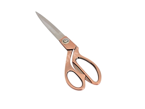 Профессиональные металлические ножницы для портных 516 МЕДЬ (26 см), медный цвет