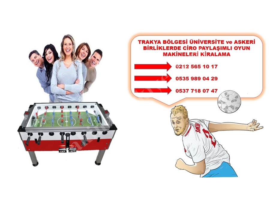 Ticari Oyun Makineleri Kiralama İstanbul Ciro Paylaşımlı