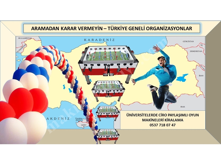 Ticari Oyun Makineleri Kiralama İstanbul Ciro Paylaşımlı