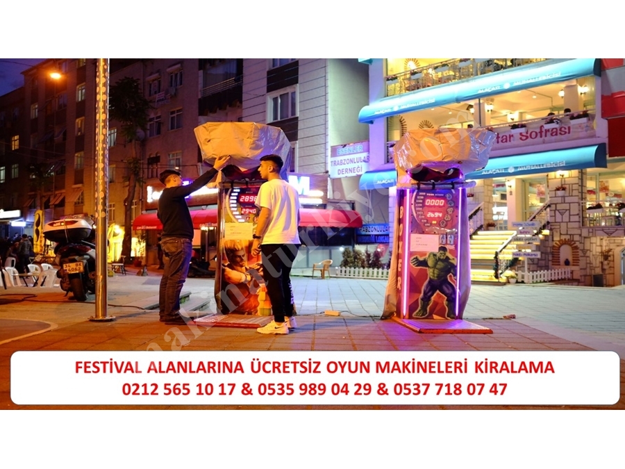 Jetonlu Oyun Makineleri Kiralama Fiyatları Boks Kiralama İşi