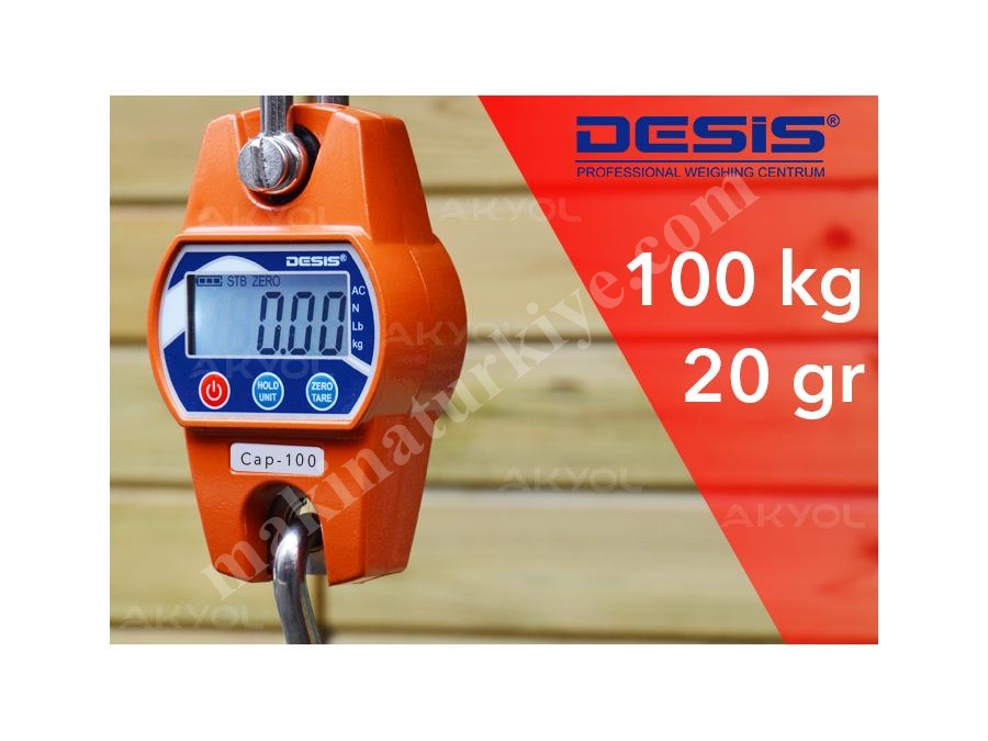 100 Kg Dijital Vinç Baskülü Ocs-C100