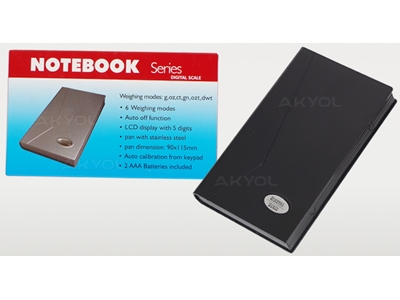 2000 Gr Notebook Kapaklı Cep Terazisi - 8
