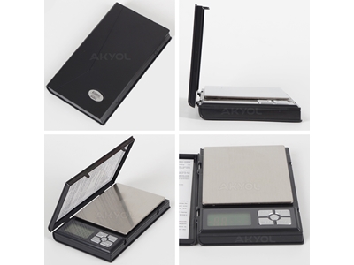 2000 Gr Notebook Kapaklı Cep Terazisi - 2