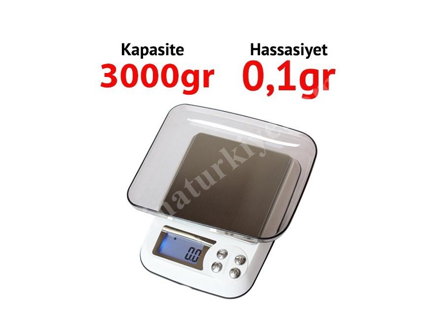 3000 Gr Mini Hassas Terazi Dm3-3000