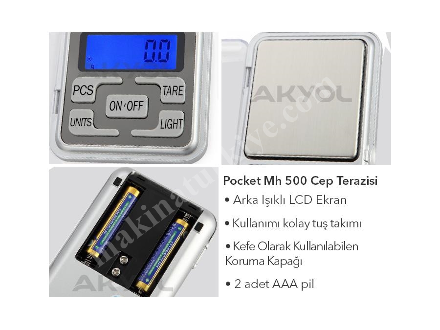 500 Gr Hassas Cep Terazi Pocket Mh