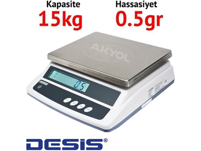 15 Kg Dijital Hassas Terazi Atw-15 - 0
