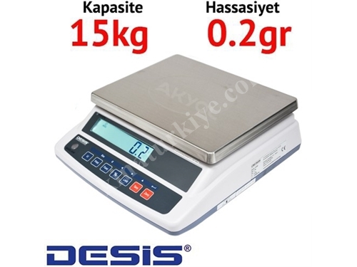 15 Kg Hassas Terazi Ahw-15