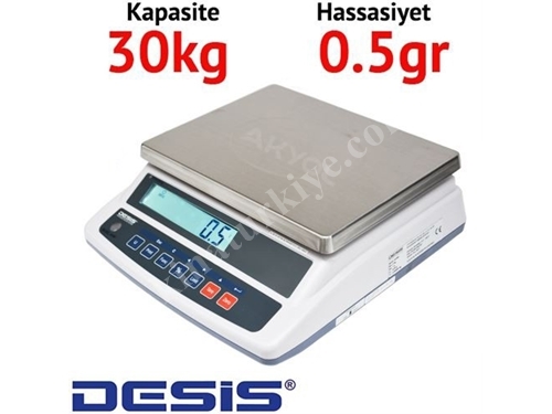 30 Kg Hassas Terazi Ahw-30