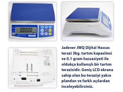 3 Kg Dijital Hassas Terazi Jwq-3 - 2