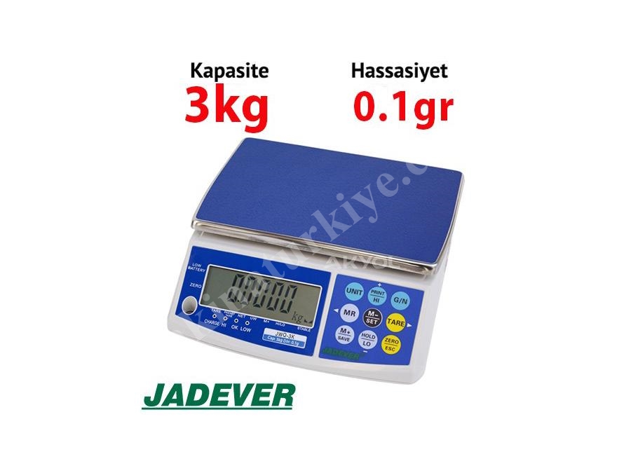 3 Kg Dijital Hassas Terazi Jwq-3