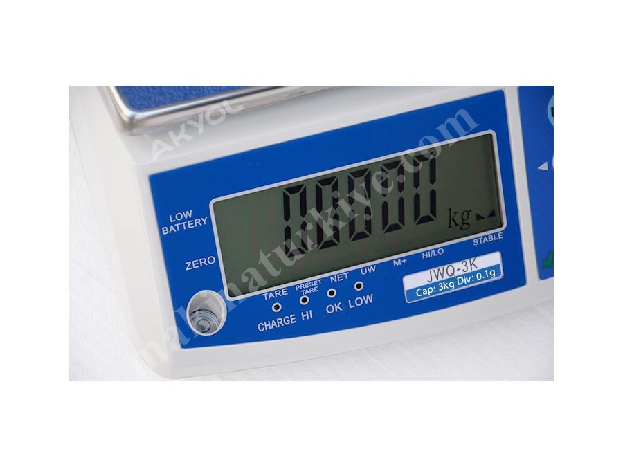 3 Kg Dijital Hassas Terazi Jwq-3
