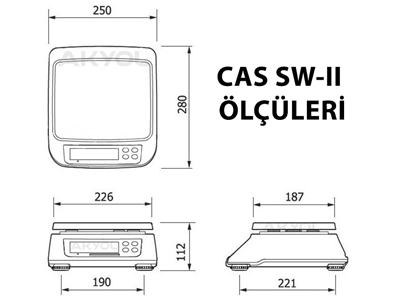 6 Kg Dijital Hassas Terazi Sw-Iı - 2