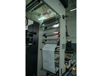 10 Renk 50 Cm Sleeve Sistem Etiket Tamburlu Flexo Baskı Makinası - 4