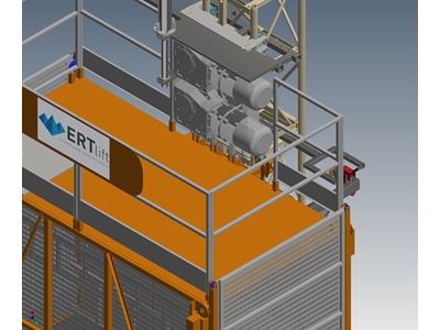 30 Metre / Dk Dış Cephe Yük Ve İnsan Asansörü  - 5