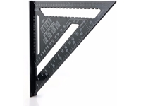 METAL TRIANGLE RULER 30 cm Aluminum Triangle Carpenter Square Metric Measuring Ruler - 5