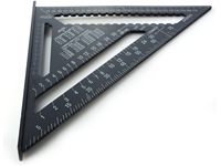 METAL TRIANGLE RULER 30 cm Aluminum Triangle Carpenter Square Metric Measuring Ruler - 3