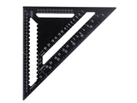 METAL TRIANGLE RULER 30 cm Aluminum Triangle Carpenter Square Metric Measuring Ruler - 1