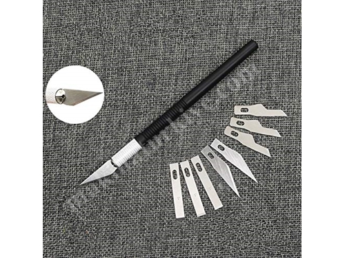 EASY GRİP 9 Adet Kretuar Bıçağı Yedek Bıçaklı Set