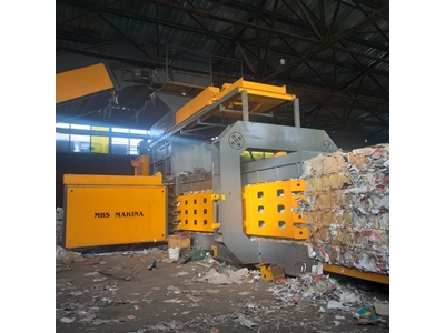 MBS-150Lik 115x125 Tam Otomatik Atık Kağıt Balyalama Pres Makinası - 3
