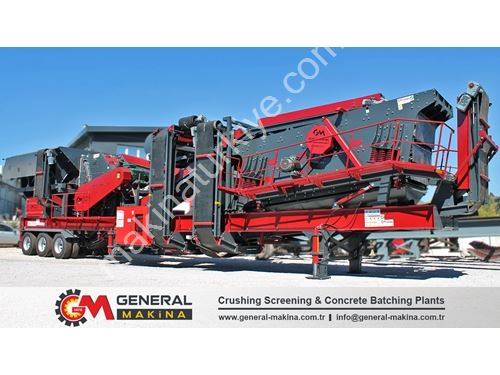 180 Ton Mobile Stone Crushing Screening Plant