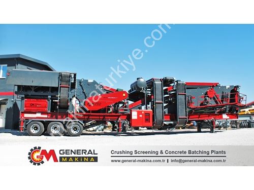 180 Ton Mobile Stone Crushing Screening Plant