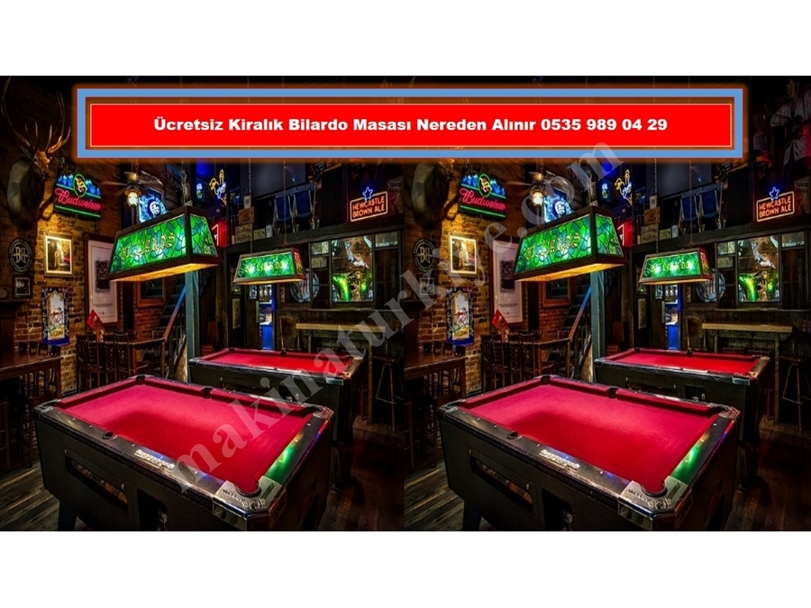 Kiralık Bilardo Masası İstanbul