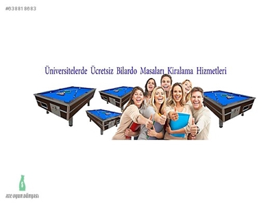 Kiralık Bilardo Masası İstanbul - 14