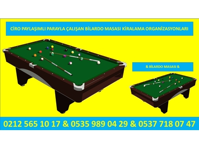 Kiralık Bilardo Masası İstanbul - 6