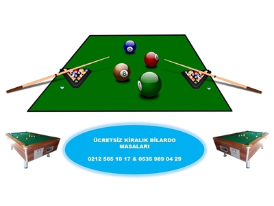 Kiralık Bilardo Masası İstanbul