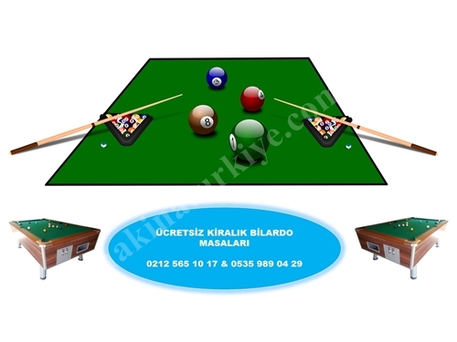 Kiralık Bilardo Masası İstanbul