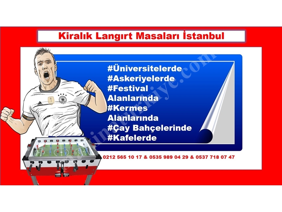 Kiralık Langırt Masası Fiyatları İstanbul