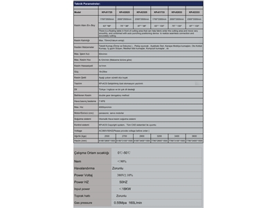 Tam Otomatik Kesim Makinası KP-X2325 (Cutter)  - 1