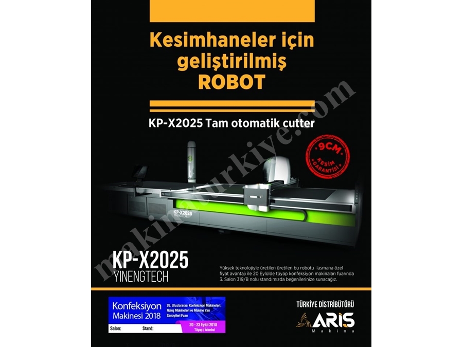 Tam Otomatik (Cutter) Pastal Kesim Makinası 