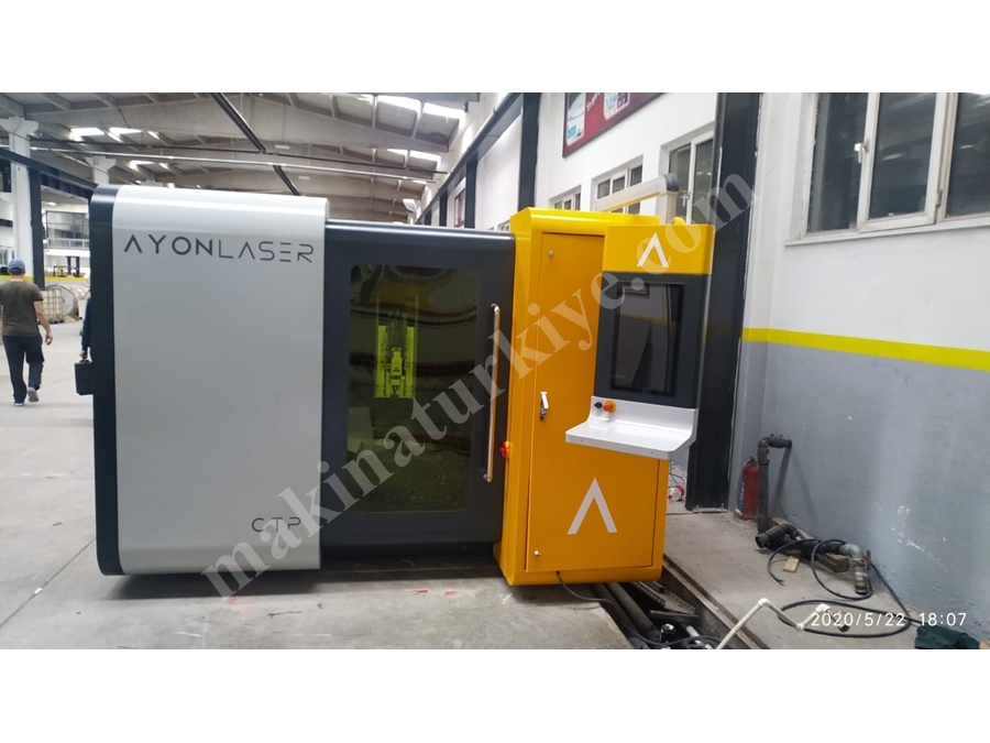 CTP 1540 1500x4000 Mm Fiber Lazer Kesim Makinası 