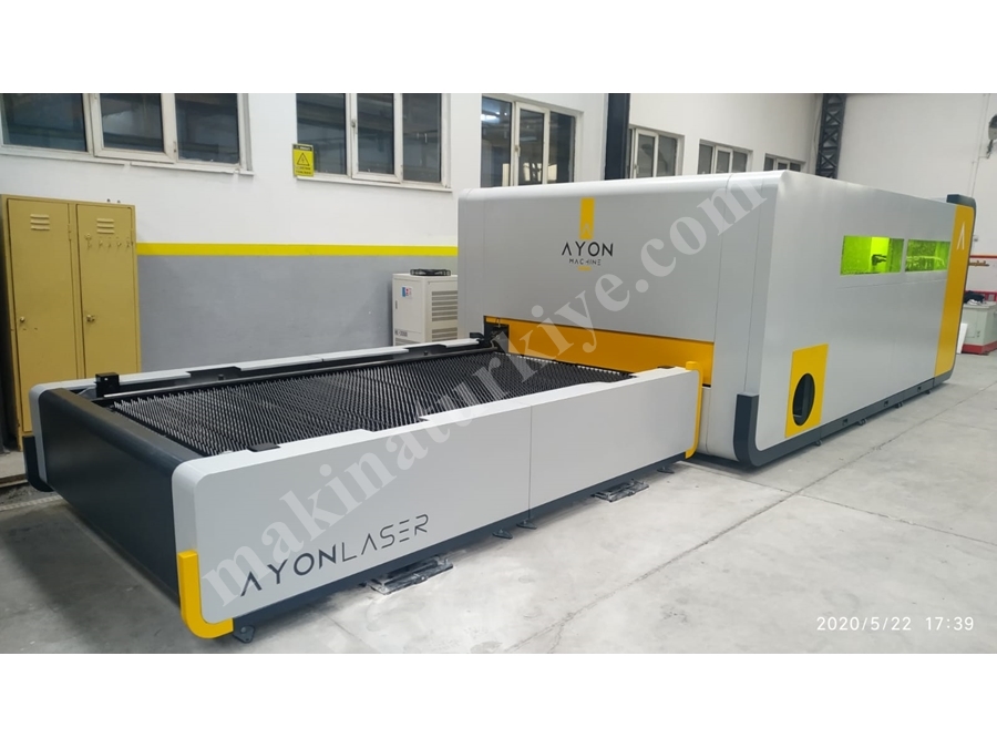CTP 1540 1500x4000 Mm Fiber Lazer Kesim Makinası 