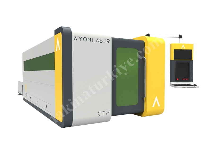 CTP 2040 2000x4000 Mm Fiber Lazer Kesim Makinası 