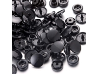 544 PSB 200 Set (12.5) mm Plastic Black Snap Button - 3