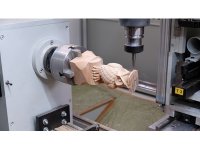 5 Eksenli Cnc İşleme Merkezi Ahşap Torna Makinesi - 6