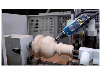 5 Eksenli Cnc İşleme Merkezi Ahşap Torna Makinesi - 8