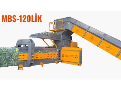 MBS-120Lik 115x125 Tam Otomatik Atık Kağıt Balyalama Pres Makinası - 0