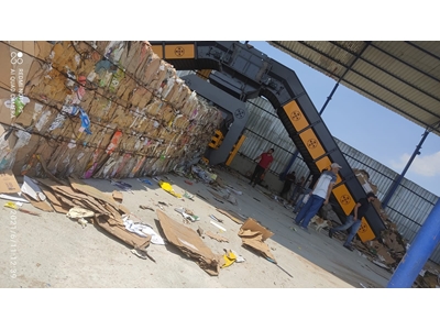 MBS-120Lik 115x125 Tam Otomatik Atık Kağıt Balyalama Pres Makinası - 8