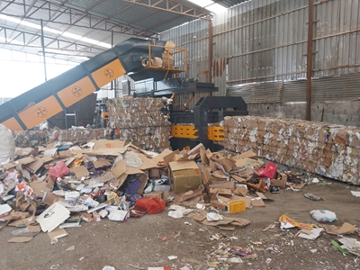 MBS-120Lik 115x125 Tam Otomatik Atık Kağıt Balyalama Pres Makinası - 9
