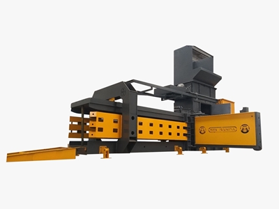 MBS-120Lik 115x125 Tam Otomatik Atık Kağıt Balyalama Pres Makinası - 6