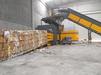 MBS-120Lik 115x125 Tam Otomatik Atık Kağıt Balyalama Pres Makinası - 2