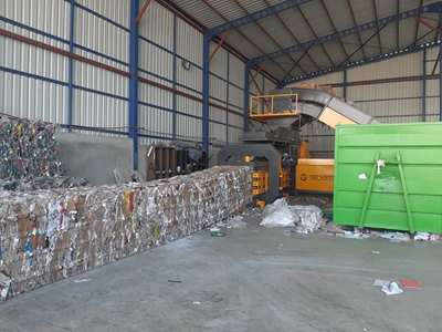 MBS-120Lik 115x125 Tam Otomatik Atık Kağıt Balyalama Pres Makinası - 5