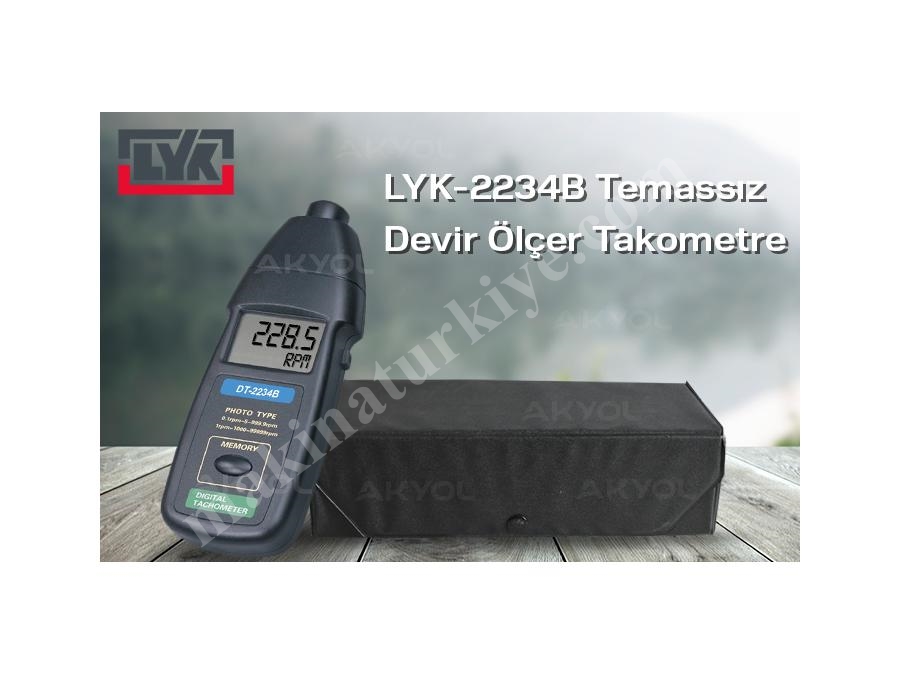 Lyk-2234B Temassız Devir Ölçer Takometre