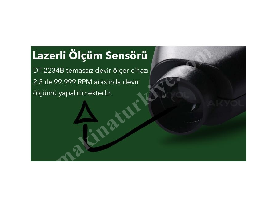 Lyk-2234B Temassız Devir Ölçer Takometre