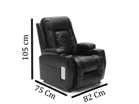 Vibrating Massage Pro Dad Tv Chair - 6