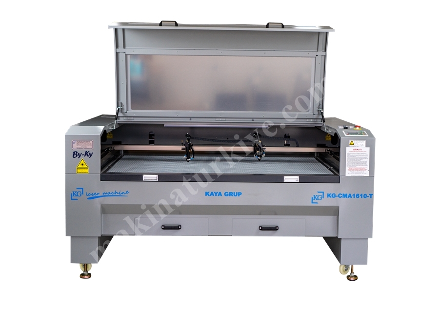 160*100 Cm Çalışma Alanlı Çift Kafalı Lazer Kesim Makinası